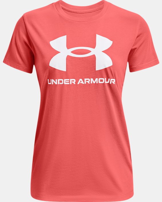 Women's UA Sportstyle Graphic Short Sleeve, Pink, pdpMainDesktop image number 4